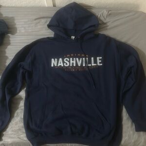 Indiana Nashville vintage high quality blue hoodie